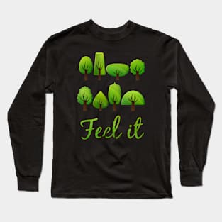 Nature wild tree design Long Sleeve T-Shirt